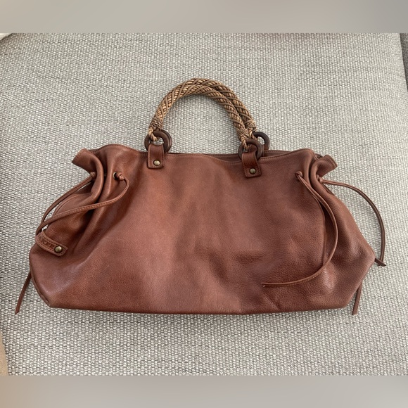 Mitzi Baker Authentic Rare Find Vintage Hobo Genuine Soft Itailian Leather - Picture 2 of 6